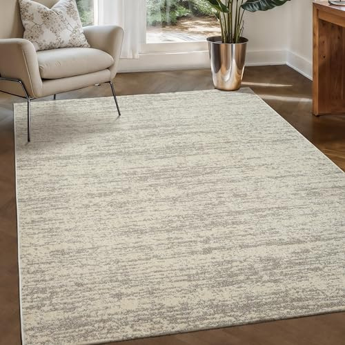 SANAT Oslo Teppich für das Wohnzimmer - Teppich mit modernem Design, Geeignet für Wohnzimmer, Flur, Esszimmer, Schlafzimmer, Küche und Kinderzimmer - Creme, Größe: 160 x 230 cm