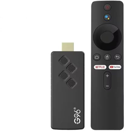 Android Tv Stick13.0 8k voice control Dual 2.5G5G Wifi Multi Language 2GB RAM 16GB ROM Portable stick (2GB+16GB+Voice Assistant)