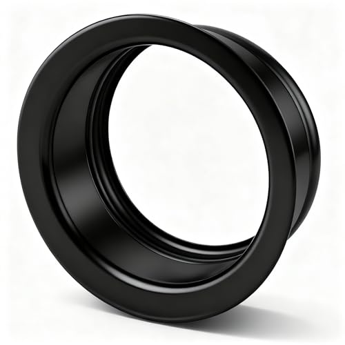 Matte Black Sink Flange Fits for InSinkErator FLG-MTBLK Sink Flange, Durable Stainless Steel Sink Flange for InSinkErator Garbage Disposals and Most Kitchen Sink, 1 Pack
