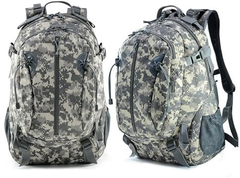 XFLHXY Zaino da Caccia 30L Zaino da Caccia Mimetico Impermeabile per Esterni, Zaino Tattico per Uomo Zaino da Trekking Zaino Militare(ACU)
