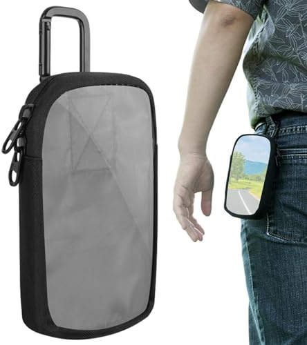MP3 MP4 Replay Case - MP3-Transportgerät mit transparentem Fenster - Freisprecheinrichtung, MP4-Player, Aufbewahrungstasche für USB-Kabel, U-Disk, Karte