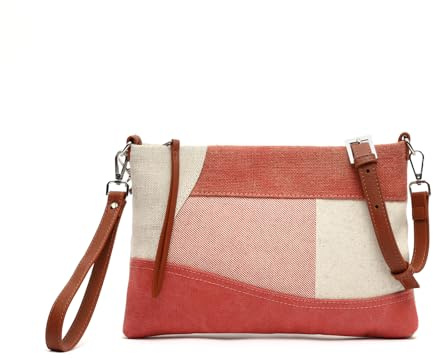 MISAKO Bolso bandolera mujer grande, bolso cruzado | Cierre de cremallera, correa ajustable, resistente, lo esencial siempre a mano, diseño versátil, ideal como regalo para mujer