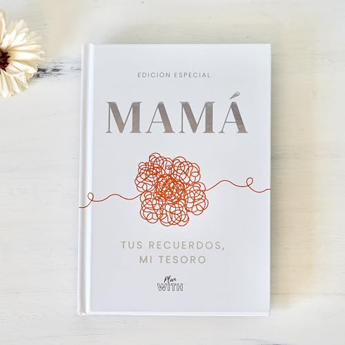Cristal Plaque Libro para Mamá Tus Recuerdos, Mi Tesoro – Preguntas Emotivas y Juegos en Familia – Regalo Original para Mujer Cumpleaños y Día de la Madre