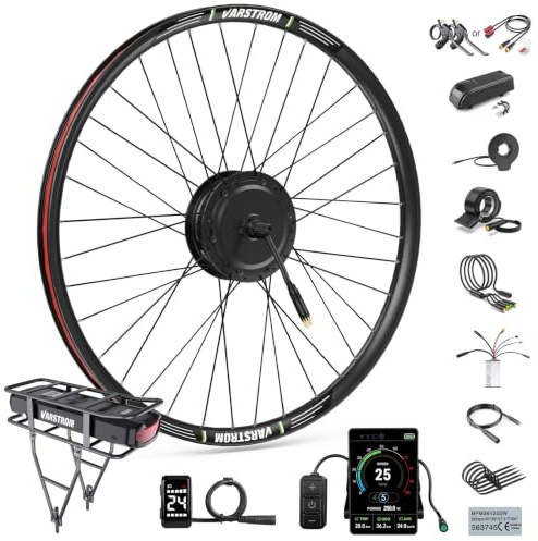 BAFANG 48V Kit Conversion Velo Electrique G020 Moteur Avant 20 26 29 700C | 28 Kit Conversion Vélo Electrique avec Batterie et Ecran en Option - Moteur Brushless pour VTT Vélo Ville Cassette 97-103mm