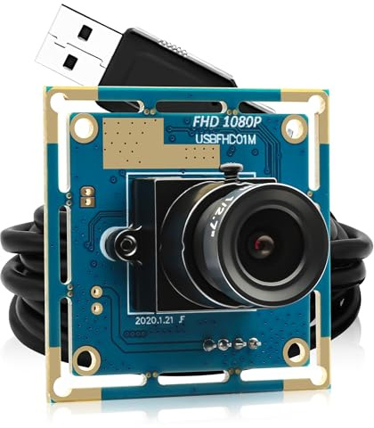 Magnolia Module de caméra USB 2 mégapixels avec capteur d'image CMOS OV2710 Webcam Full HD 1080p Mini module de caméra intégré pour Linux/Win XP/Win CE/Mac/SP2/UVC