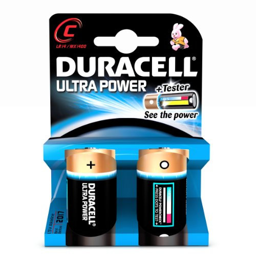 DURACELL Ultra Power PILA ALCALINA C LR14 Blister*2 CAJA 10 UNIDADES
