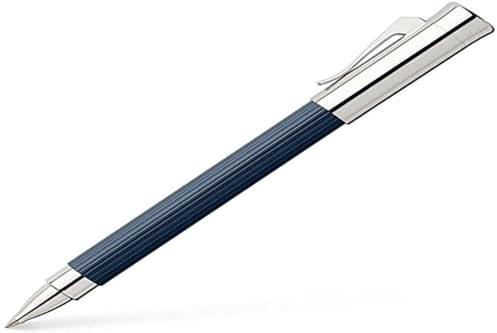 Graf von Faber-Castell 141573 - Tintenroller Tamitio Nachtblau, mit schnell-trocknender Tinte, 1 Stück