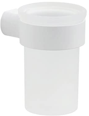 Zahnbürstenbecher aus Glas und Messing | Giacinto