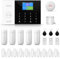 XNY Drahtlose 2G Smart Alarmanlage für Haus, WLAN Alarmanlage Wohnung mit APP, 24-Teiliges (Fenster Tür Sensoren, Bewegungsmelder, Fernbedienungen, Sirene) Funktioniert mit Alexa und Google Assistant