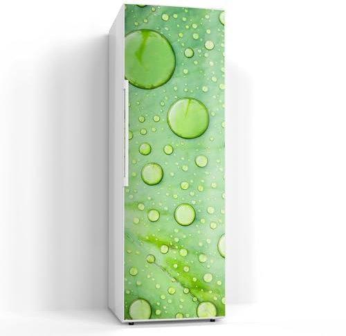 DEQORI Magnetfolie für Kühlschrank 60x180 cm | Motiv Grüne Juwelen | dekorative Magnetmatte Gefrierschrank Schutz | Magnet Deko-Folie selbstklebend, magnetisch & wasserabweisend