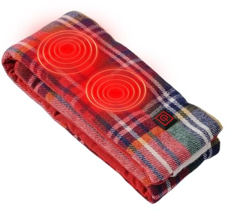 Halsduk - 80 x 11 cm | uppvärmd halsduk, temavärmare | idealisk för vinteraktiviteter utomhus uppvärmd halsvärmare för lindring och värme till vardags kvinnor, män, honom vuxen