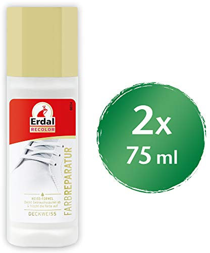 Erdal Farb Reparatur deckweiß, 2er Pack (2 x 75 ml)