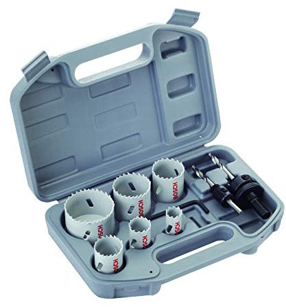 Bosch 2608580803 Plumbers Holesaw Set, Grey