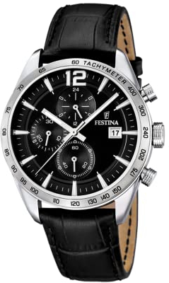 Festina Orologio Analogico Quarzo Uomo con Cinturino in Pelle F16760/4