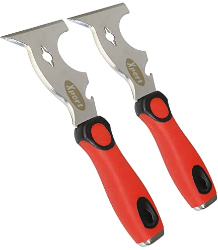 Xpert-60 2 x Multi Knife Bead Glass Removal UPVC Window Deglazing Tool Chisel Scraper Blade