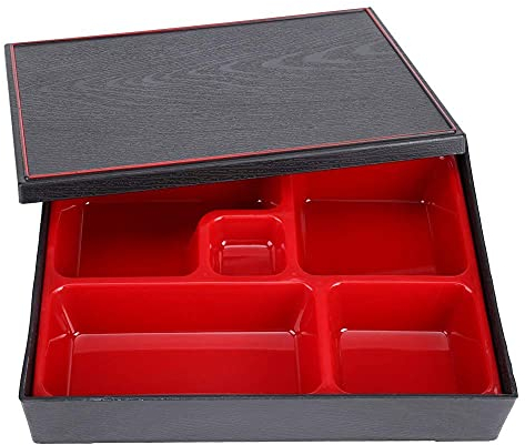 OKBY Japanische Bento-Box – tragbare Lunchbox zur Aufbewahrung im japanischen Stil in inkl