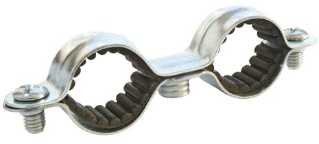 SOMATHERM FOR YOU - tubo de doble anillo de Ø16 (x10) - acero niquelado