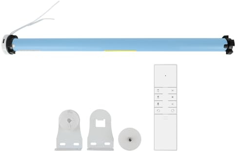 zemismart Rechargable Tuya Zigbee Roller Blind Motor For 38mm Tube,Motorized Electric Tubular Shutter Shade,Automation windows,Timer/Homekit Control via Matter M6 Hub,Hub Need(1 way remote)