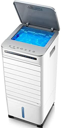 MNSSRN Evaporative Air Cooler, Remote Control Smart Air Cooler Water Cooler Mobile Small Large Air Volume, Home Office Bedroom
