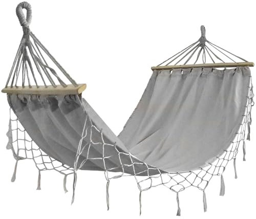 Hängematte 200x100cm atmungsaktiv Belastbarkeit 200kg Tuchhängematte 21079