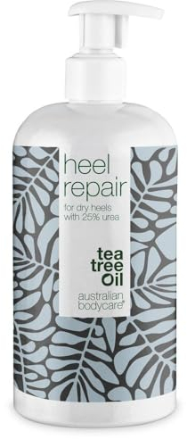 Crème Talon Australian Bodycare Heel Repair (500ml) | Soin Talons Femme & Homme Pieds Secs et Crevassés | Elimine la Corne et Anti-Crevasses | À l'Huile d’Arbre à Thé d’Australie