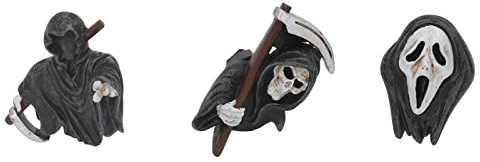 3 Stück Niedliche Totenkopf-Autodekoration, Totenkopf-Dekor, Autodekorationen, Niedliches Autozubehör, Halloween-Auto-Innenraumzubehör für Totenkopf-Dekor, Auto-Lufterfrischer,