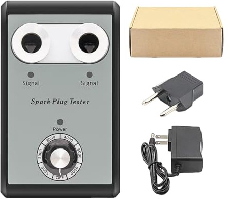 Testeur de bougie d'allumage, outil de test d'étincelles de voiture - Testeur de prise avec double prise,Testeur d'étincelles, outils d'allumage de précision, outil de Diagnostic pour des performances