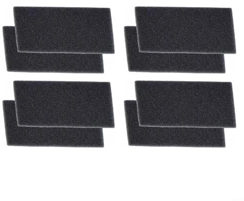 HEIBTENY 8 Stück Schwamm Trocknerfilter Ersatz für Bauknecht Modelle 225x107x8mm aus hochwertiger Schwamm langlebiges Einfache Installation