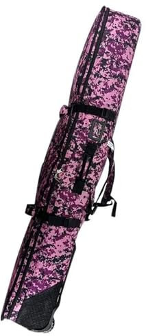 ZRHYRG Snowboard Bag Snowboard-Tasche, vollständig gepolsterte Rad-Reisetasche, Doule Snowboard, Snowboard-Stiefel, Ski, doppelte Ausrüstungstasche, Schlepper Ski Board Bag(Pink166cm)