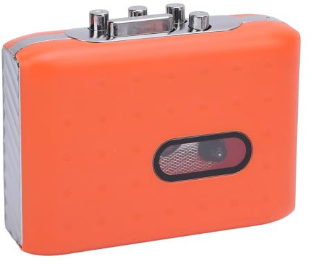 Magnétophone Portable Cassette Player, Convertisseur MP3 Cassette intégré au Microphone et à la Prise Casque, avec Casque