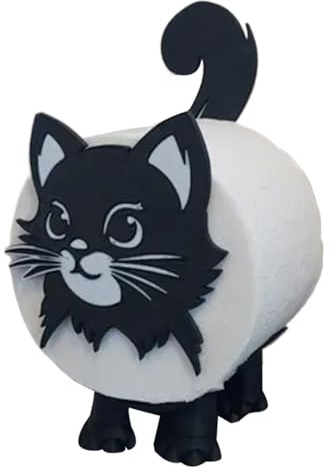 Portarrollos de Papel de Gato, portaservilletas de Gato, portarrollos de Papel higiénico de Gato, Soporte de Toallas Independiente para decoración de baño