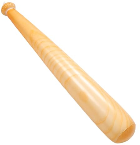WOONEKY Aufblasbarer Baseballschläger PVC Holzoptik Leicht und Sicher für Party Deko als Partygeschenk und Karnevalsspielzeug