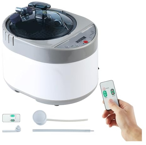 Steam Generator Générateur de sauna, cuiseur vapeur électrique, nouveau style, thérapie SPA à domicile for le chauffage Vapeur Douce(Grey)