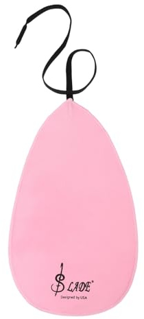 QUARKZMAN 2Pcs Paño de Limpieza para Saxofón, Paño de Limpieza para Clarinete y Flauta, Oboe, Limpiador Flauta Escolar Limpieza Reutilizable Sintético, Rosa