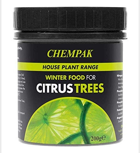 chempak Citrus Árboles invierno abono Feed Alimentos Bote 200 gramos