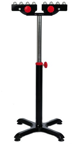 SIP V-Type Roller Ball Stand Adjustable 700-1150mm 100kg Capacity Roller Stands for Woodworking