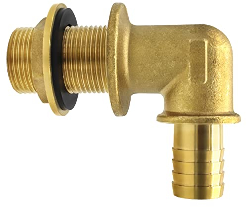 VARIOSAN Passacavo per serbatoio dell'acqua piovana 11688, 3 pezzi, 1, ottone, 90°