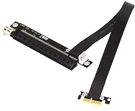cablecc PCI-E gen3.0 1 x zu 16 x Riser Kabel 30 cm 40 cm 50 cm 60 cm PCI-Express PCI-E X16 Extender rechts abgewinkelt Ellenbogen Design 0.3M
