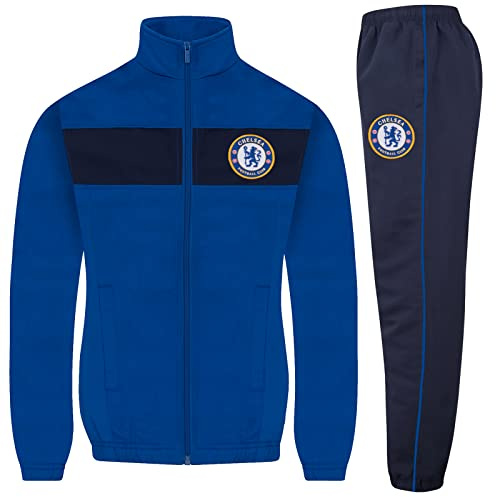 Chelsea FC - Jungen Trainingsanzug - Jacke & Hose - Offizielles Merchandise - Geschenk für Fußballfans