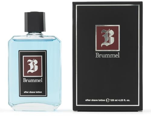 BRUMMEL - Clásica, After Shave Hombre, 125 ml, Bálsamo Brummel para el Cuidado de la Piel, Perfumado, Masculino, Elegante y Sofisticado, Aroma Cítrico Especiado, Fragancia Fresca de Larga Duración