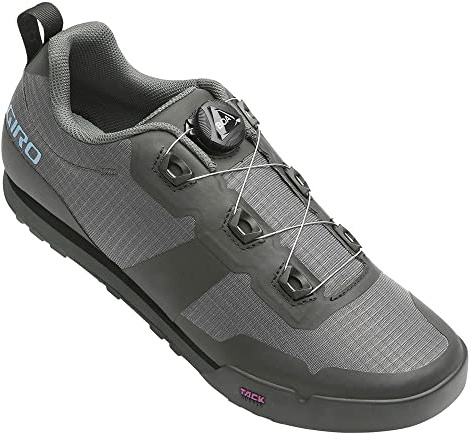 Giro Tracker Women's Mountain Bike Shoe, Dark Shadow (2022), US 6.5 / EU 38