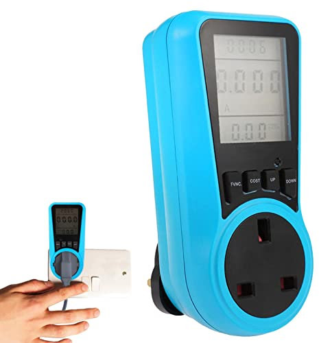 Watt Meter Plug - Electricity Usage Monitor - Metering Socket, Home Energy Monitoring Device, Smart Metering Socket With 7 Modes