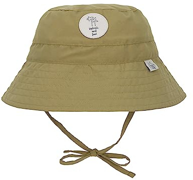 LÄSSIG Splash & Fun Baby und Kleinkind Sonnenhut Fischerhut mit UV-Schutz Moss 46/49 7-18 Monate