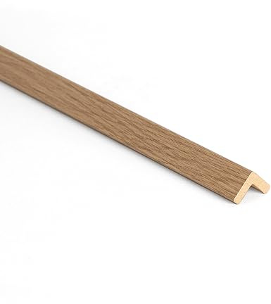 Bildershop-24 Eckleiste für Wandpaneele Dekowa in Eiche Natur 252 x 2,4 x 2,4 cm