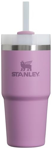 STANLEY Quencher H2.0 FlowState Stainless Steel Vacuum Insulated Tumbler with Lid and Straw for Water, Iced Tea or Coffee, Smoothie and More, Lilac, 14oz