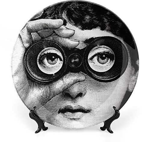 XYTDM Lina Cavalieri - Plato decorativo de pared, placa frontal misteriosa, decoración para colgar en la pared, incluye soporte y gancho especial de resorte, 25,4 cm, A3