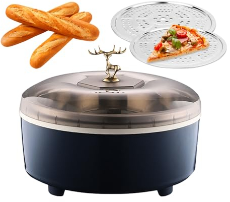 pealiritansemen Scatola di Lievitazione per Fare Il Pane, Scatola di Fermentazione per Lievito Naturale con Controllo della Temperatura E Funzione di Temporizzazione, per Fare Pane, Yogurt,Pizza,Blue