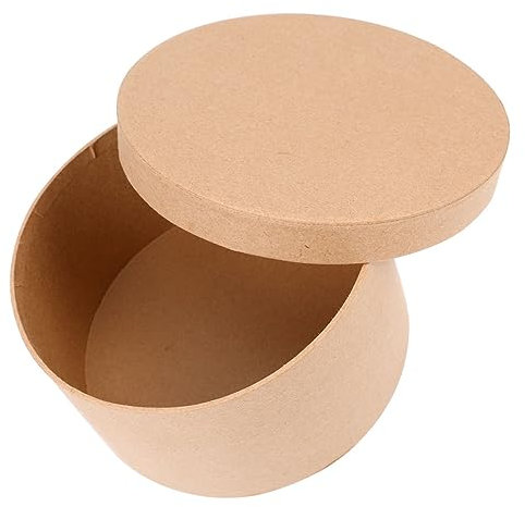 ORFOFE Runde Kraftpapier Box Für Kekse Und Süßigkeiten Für Backwarenverpackung Und Stilvolle Aufbewahrungslösung