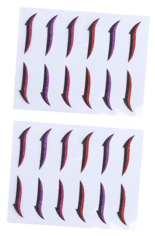 Healeved 12pares Pegatinas de Delineador de Ojos Reutilizables Cintas Adhesivas para Párpados Dobles de Pegatinas de Maquillaje para Ojos para Maquillaje Diario o Fiestas