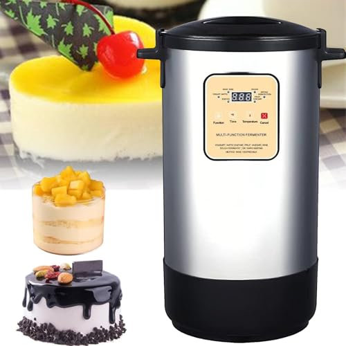 PASPRT Macchina per Yogurt da 12 Litri, Macchina per la fermentazione di Yogurt Natto da 100 W, con Controllo della Temperatura e del Tempo Regolabili, per Yogurt, enzimi